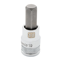 Standard Metric Bit Socket, 5 mm x 1-9/10" L, 3/8" Drive Sécurité Médic