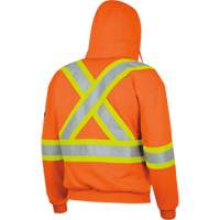 338SF Flame-Resistant Zip Style Hoodie, Men's, X-Large, High Visibility Orange, 22 cal/cm² Sécurité Médic