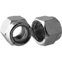NTU Thin Heavy Series Locknut Nylon Insert, 3/4"-10 Dia., Zinc Plated Sécurité Médic