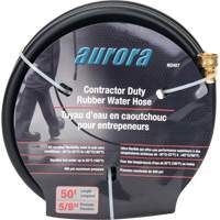 Contractor Duty Rubber Hose, Rubber, 5/8" dia. x 50' Sécurité Médic