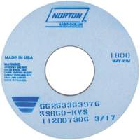 Tool Room Wheel, Type 01, Ceramic Alumina, 14" x 1" Sécurité Médic