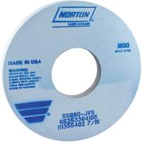 Tool Room Wheel, Type 05, Ceramic Alumina, 14" x 1-1/2" Sécurité Médic