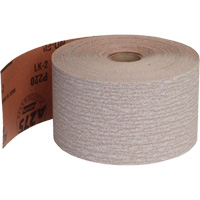 Abrasive No-Fil PSA Paper Roll, Aluminum Oxide, 2-3/4" W x 135' L, 220 Grit Sécurité Médic