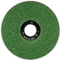 Meule flexible Green Corps, 4-1/2" x 1/8", Arbre 7/8", C&eacute;ramique, Type 27 Sécurité Médic