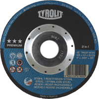 Meule &agrave; tronçonner 2-en-1 de premi&egrave;re qualit&eacute; Thincut, 4-1/2" x 0,045", Arbre de 7/8", Type 27, Oxyde d'aluminium, 13 300 Tr/min Sécurité Médic