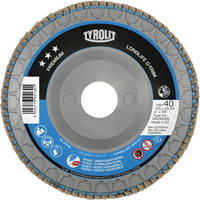 Disque &agrave; lamelles Long Life C-Trim, 4-1/2" x 7/8", Type 29, Grain 80, Zirconium Sécurité Médic