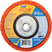 Blaze Rapid Strip Non-Woven Depressed Center Disc - 4-1/2", 4-1/2" Dia., Coarse Grit Sécurité Médic