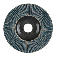 Disque &agrave; lamelles, 4-1/2" x 7/8", Type 27, Grain 40, Zirconium Sécurité Médic