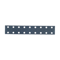 BlueFire Vacuum File Strip, 16" x 2-3/4", 80 Grit, Zirconia Alumina Sécurité Médic