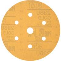 Hookit Dust-Free Sanding Disc, 6" Dia., P180 Grit, Aluminum Oxide, C-Weight Sécurité Médic