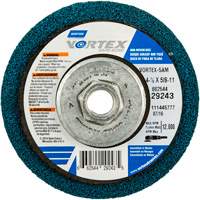 Vortex Rapid Blend Non-Woven Depressed Center Abrasive Disc, 4-1/2" Dia., 100-120 Grit, Aluminum Oxide Sécurité Médic
