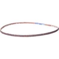 Courroie en toile pour ponceuse Metalite, 3/8" la x 13" lo, Oxyde d'aluminium, Grain Cors&eacute;/P80 Sécurité Médic