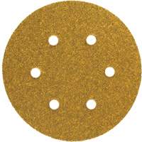 Gold Reserve A296 Paper Hook & Loop Vacuum Disc, 5" Dia., P220/Fine Grit, Aluminum Oxide, C-Weight Sécurité Médic