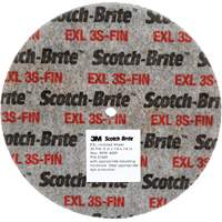 Meule unitaris&eacute;e EXL Scotch-Brite, 2" x 1/4", Arbre de 1/4", Grain de Fin, Carbure de silicium Sécurité Médic