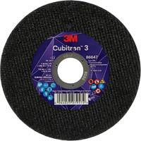 Disque de coupe Cubitron 3, 5" x 9/32", Arbre de 3/8", Type 41 Sécurité Médic