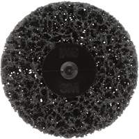 Disque de d&eacute;capage de rev&ecirc;tement Scotch-Brite Roloc 07461 CR- DH, 3" dia., Grain Extra grossier, Carbure de silicium Sécurité Médic