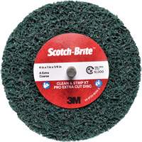 Disque Clean and Strip XT Pro Extra Cut Disc XC-DC Scotch-Brite, 4" dia., Grain Extra grossier, Oxyde d'aluminium Sécurité Médic