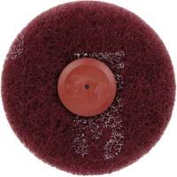 Roue de ponçage &agrave; usage g&eacute;n&eacute;ral Scotch-Brite Roloc Plus, 4" dia. Sécurité Médic