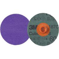 Disque en fibre Roloc Cubitron 3, 4" dia., Grain 60+, C&eacute;ramique Sécurité Médic