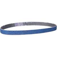 Courroie pour ponceuse BlueFire, 3/8" la x 13" lo, Alumine de zirconium, Grain 60 Sécurité Médic