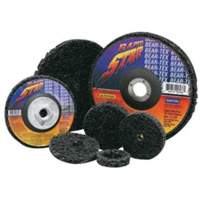 Bear-Tex&reg; Rapid Strip Non-Woven Quick-Change Disc, 2" Dia., Extra Coarse Grit, Silicon Carbide Sécurité Médic