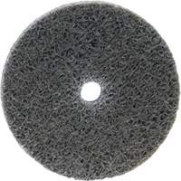 Bear-Tex&reg; Non-Woven Unified Wheel, 2" x 1/4", 1/4" Arbor, Medium Grit, Aluminum Oxide Sécurité Médic
