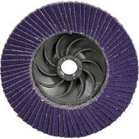 Disque &agrave; lamelles conique 1169F Cubitron 3 &agrave; changement rapide, 4-1/2" x 5/8"-11, Type T29, Grain 80+, C&eacute;ramique Sécurité Médic