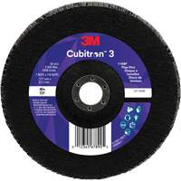Disque &agrave; lamelles plate 1169F Cubitron 3, 7" x 7/8", Type T27, Grain 40+, C&eacute;ramique Sécurité Médic