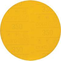 Hookit Gold Abrasive Disc, 6" Dia., 320 Grit, Aluminum Oxide, C-Weight Sécurité Médic
