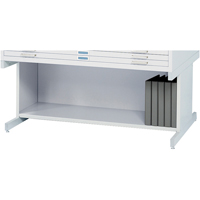 High Base for Steel Plan File Cabinet Sécurité Médic