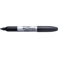 Permanent Markers - Super, Black, Fine Tip Sécurité Médic