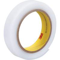 Attache, Boucle, 50 vg x 3/4", Cousu, Blanc Sécurité Médic