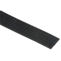 Bande d'attaches, Crochet, 50 vg x 1", Cousu, Noir Sécurité Médic