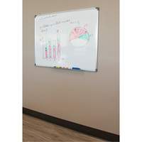 White Board, Non-Magnetic, 24" W x 18" H Sécurité Médic