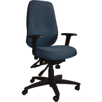 Cierra Petite Series Ergonomic Chairs, Fabric, Blue, 300 lbs. Capacity Sécurité Médic