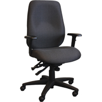 Cierra Ergonomic Chairs, Fabric, Black, 275 lbs. Capacity Sécurité Médic