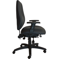 Cierra Heavy Duty Ergonomic Chairs, Fabric, Black, 400 lbs. Capacity Sécurité Médic