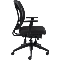 Chaises &agrave; bras Multi-Tilter, Tissu, Charbon, Capacit&eacute; 300 lb Sécurité Médic