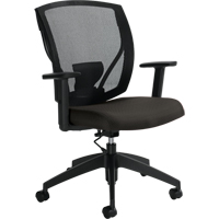 Chaises de travail, Tissu, Charbon, Capacit&eacute; 300 lb Sécurité Médic