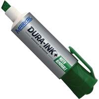 Dura-Ink&reg; WashAway Ink Marker, Green, Chisel Tip Sécurité Médic
