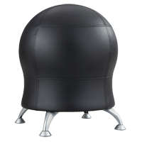 Zenergy Ball Chair, Vinyl, Black, 250 lbs. Capacity Sécurité Médic