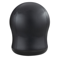 Zenergy Swivel Ball Chair, Vinyl, Black, 250 lbs. Capacity Sécurité Médic