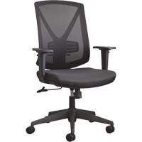 Activ A-47 Synchro Office Chair, Fabric, Black, 275 lbs. Capacity Sécurité Médic