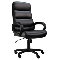 Activ Series A-601 Office Chair, Polyurethane, Black, 275 lbs. Capacity Sécurité Médic