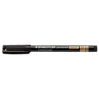 Lumocolor&reg; Permanent Marker, Black, Fine Tip Sécurité Médic