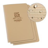 Notebook, Soft Cover, Tan, 48 Pages, 4-5/8" W x 7" L Sécurité Médic