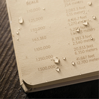 Bound Book, Hard Cover, Tan, 160 Pages, 4-5/8" W x 7-1/4" L Sécurité Médic