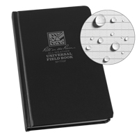 Bound Book, Hard Cover, Black, 160 Pages, 4-5/8" W x 7-1/4" L Sécurité Médic