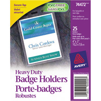 Heavy-Duty Badge Holder Sécurité Médic
