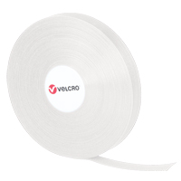 Attaches QWIK, Boucle et crochet, 25 vg x 3/4", Auto-aggripant, Blanc Sécurité Médic